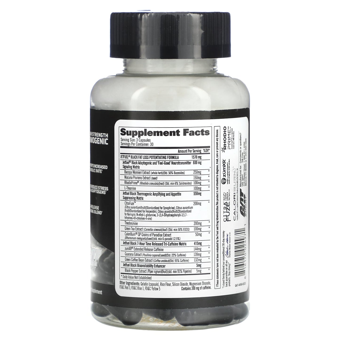 Boost Metabolism and Energy with GAT Jet Fuel Black - Image 2