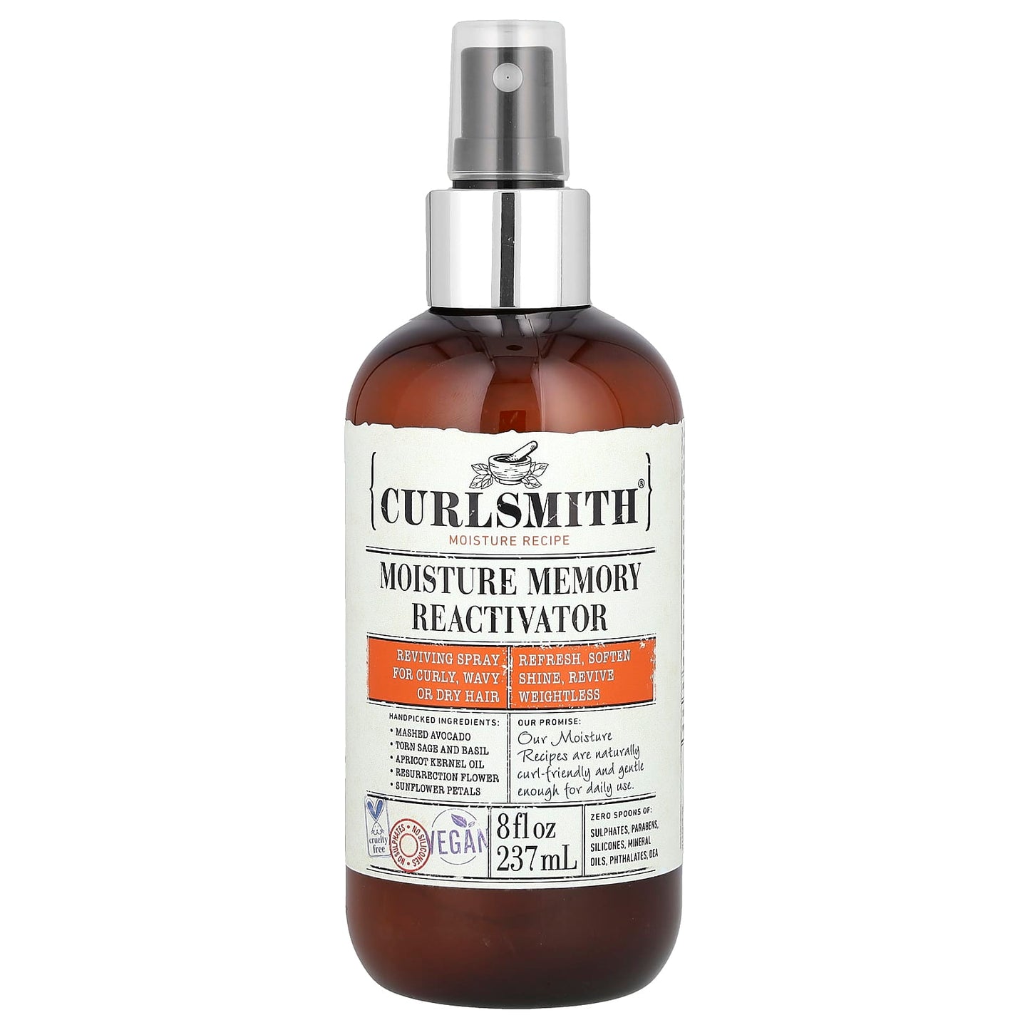 Curlsmith Moisture Memory Reactivator Spray for Curly Hair - Image 1