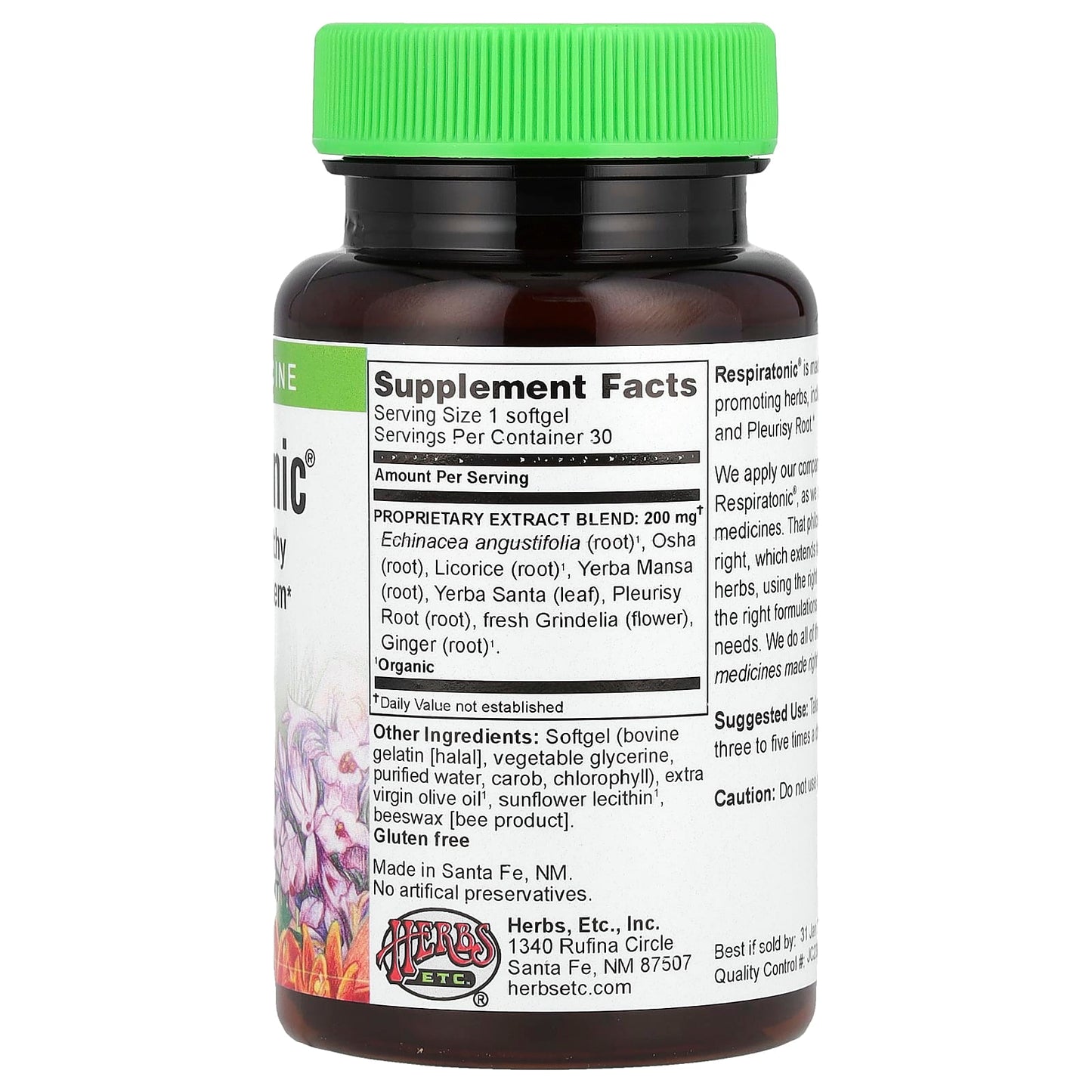 Respiratonic Herbal Supplement for Healthy Respiratory System - Image 2