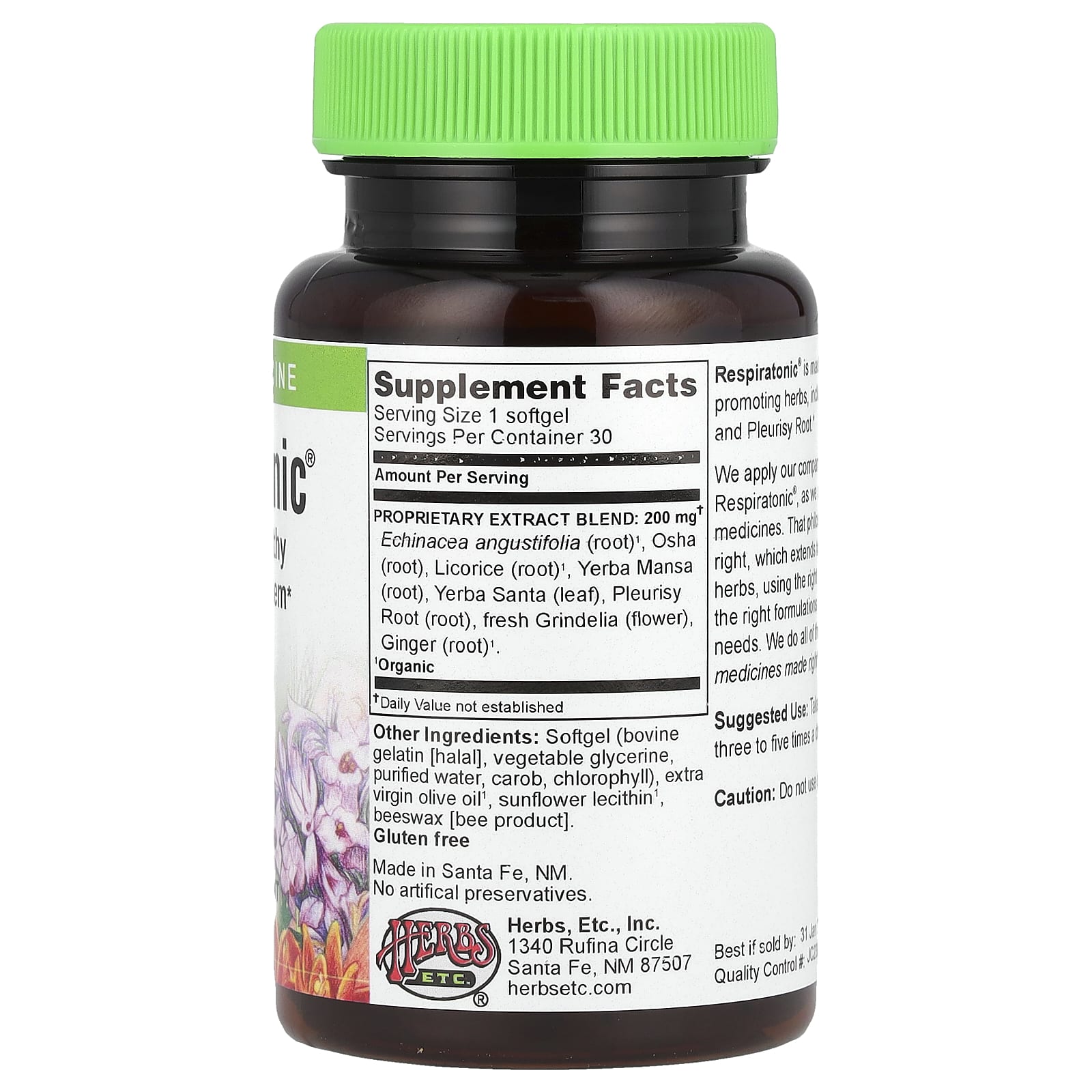 Respiratonic Herbal Supplement for Healthy Respiratory System - Image 2
