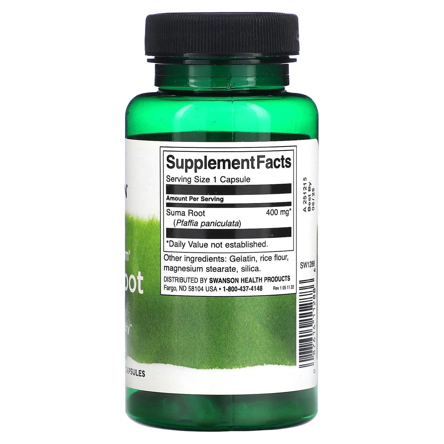Swanson, Full Spectrum Suma Root, 400 mg, 60 Capsules - Image 2