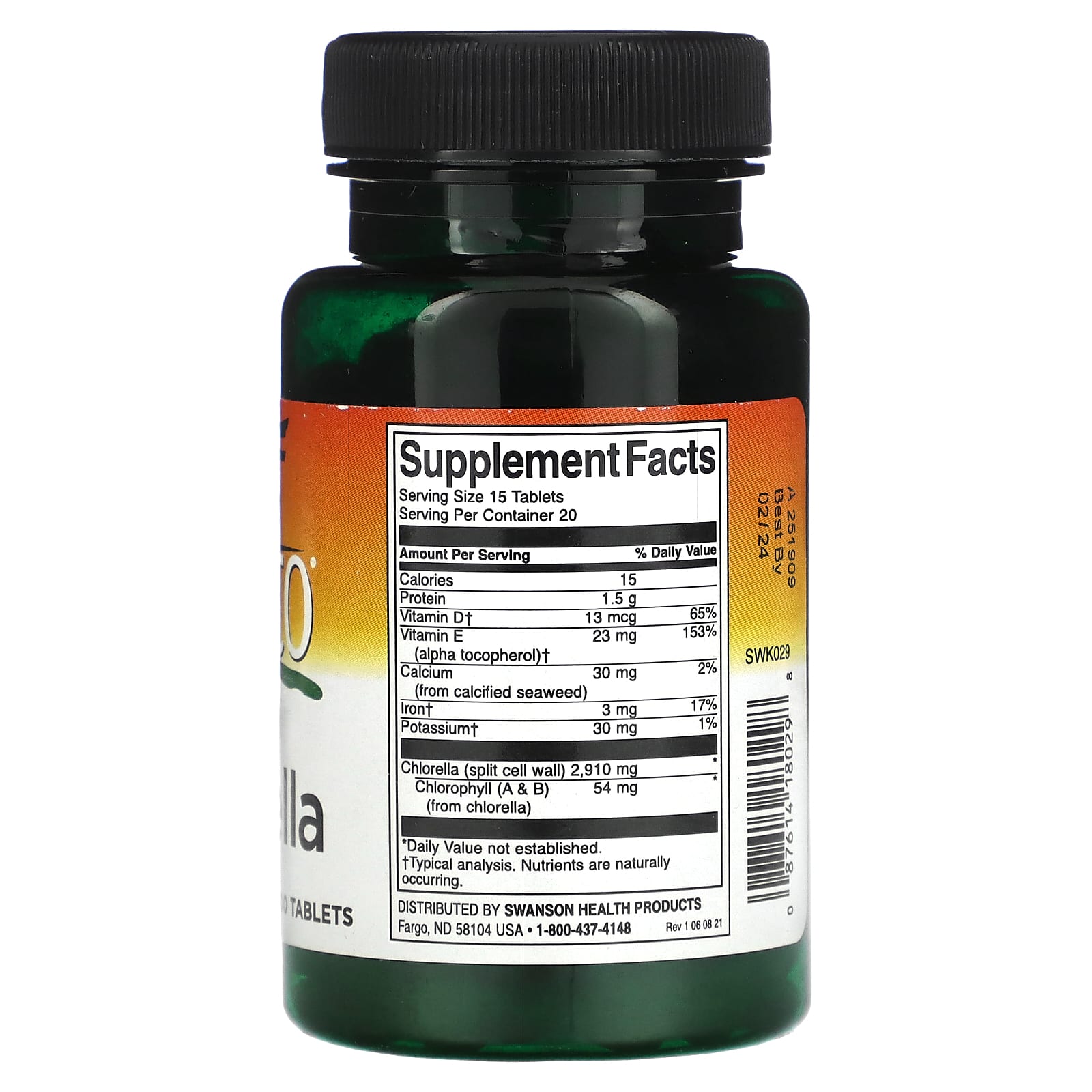 Swanson, Kyoto Chlorella, 300 Tablets - Image 2