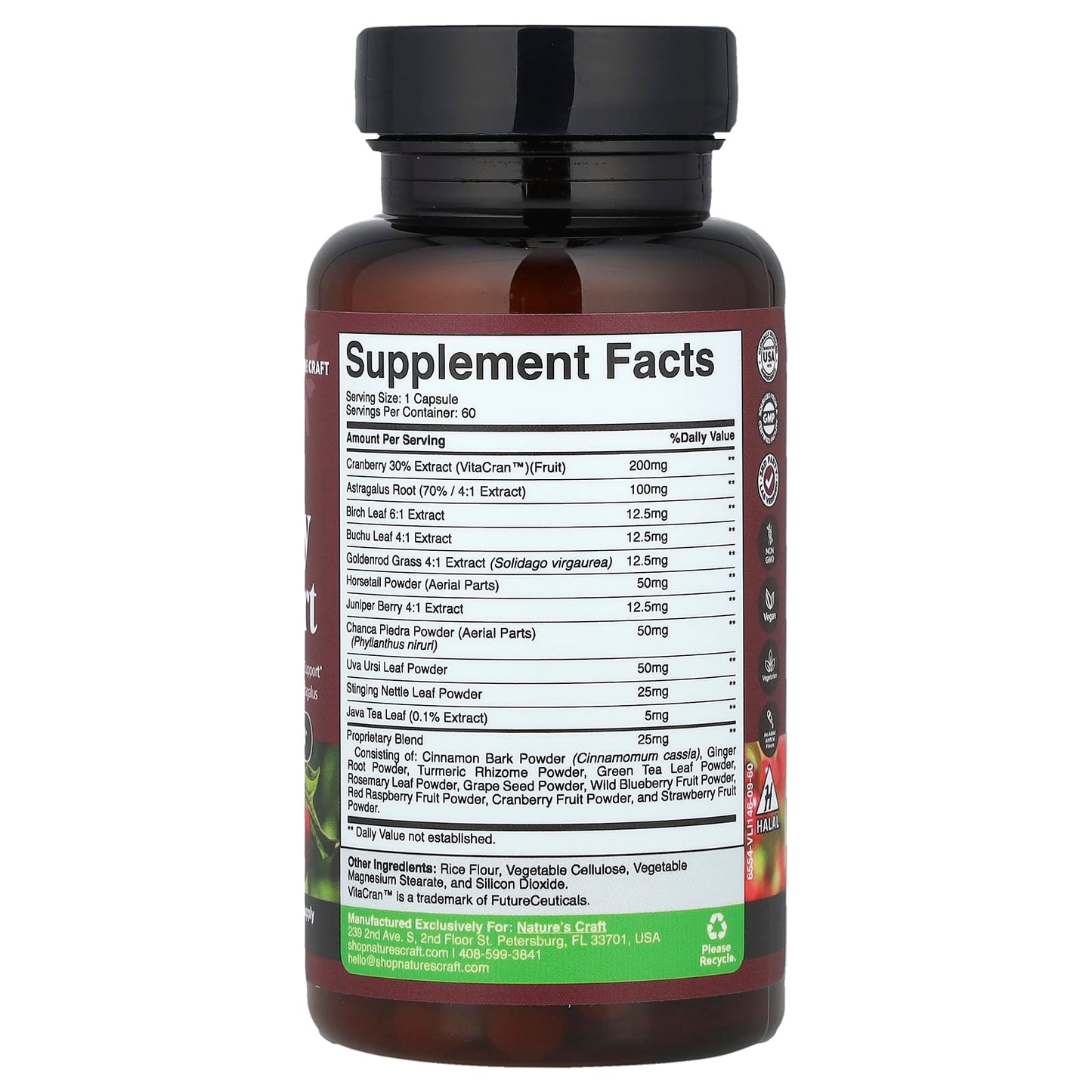 Nature's Craft, Kidney Support, 60 Capsules - Image 2