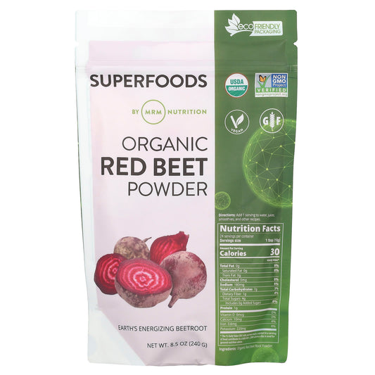 MRM Nutrition, Organic Red Beet Powder, 8.5 oz (240 g) - Image 1