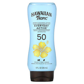 Hawaiian Tropic Everyday Active Sport Sunscreen Lotion, SPF 50