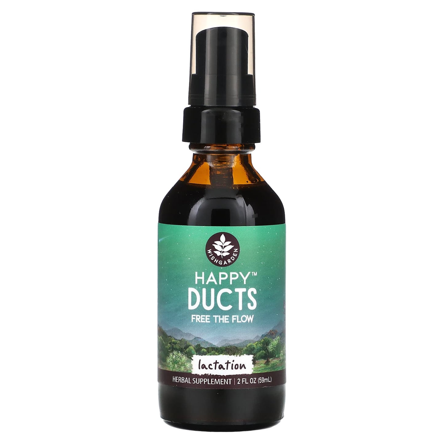 WishGarden Herbs, Happy Ducts Free The Flow, 2 fl oz (59 ml) - Image 1