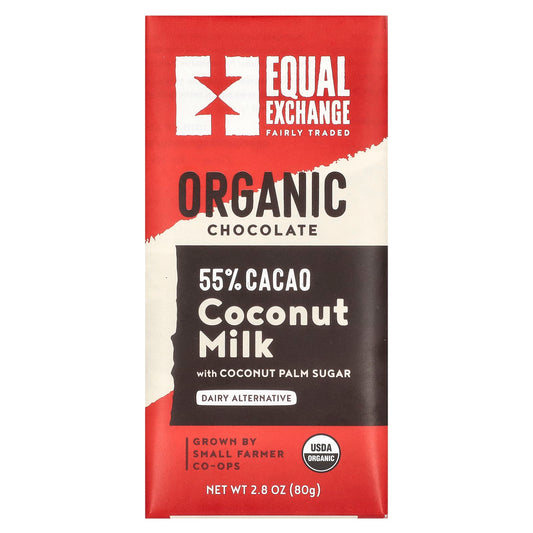 Decadent Organic Coconut Milk Chocolate Bars by Equal Exchange - Image 1