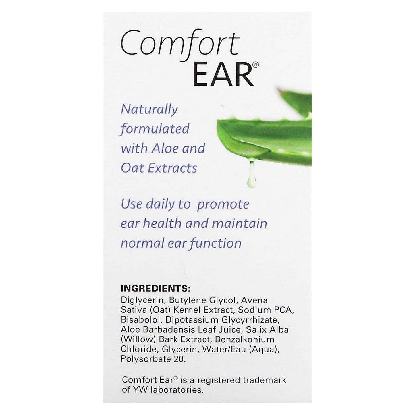 Comfort Ear Drops for Dry Ears and Hearing Aid Users | Natural Moisturizer - Image 2