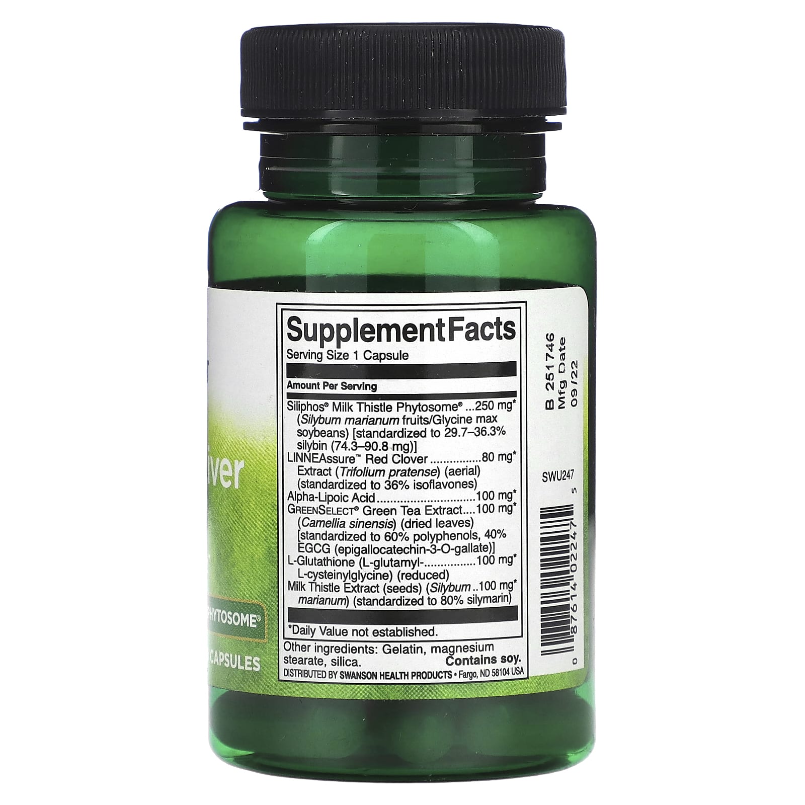 Swanson, Ultimate Liver Elixir with Siliphos Milk Thistle Phytosome, 30 Capsules - Image 2