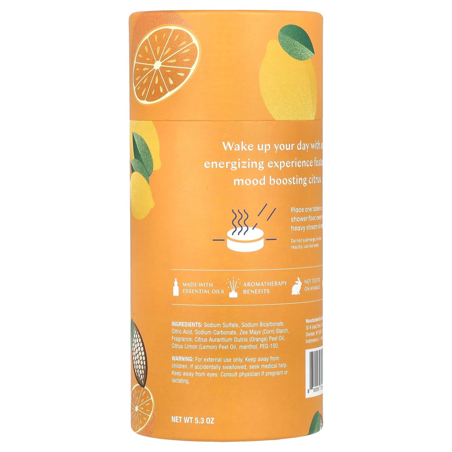 Citrus Body Restore Shower Steamer - 6 Tablets, 5.3 oz - Image 2