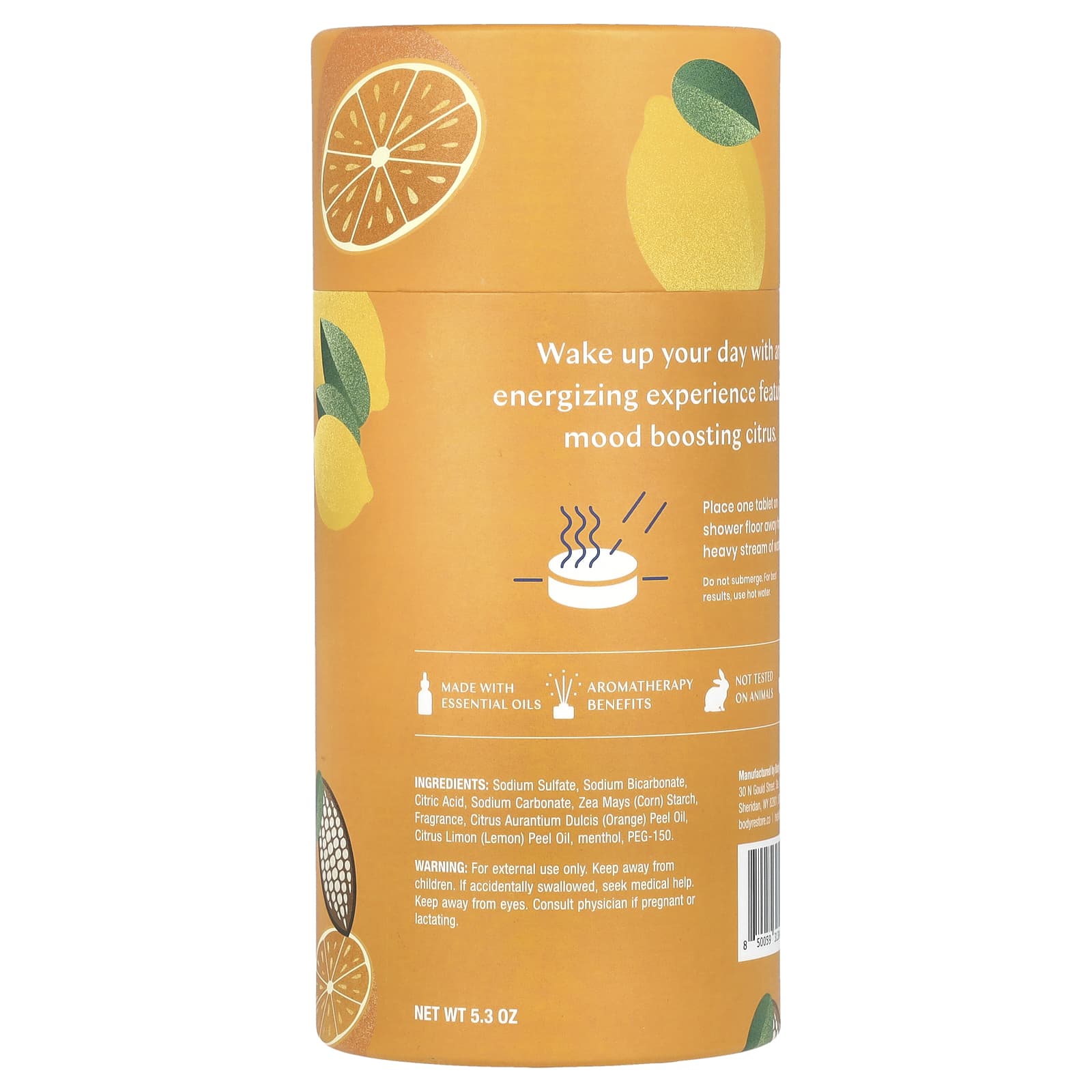 Citrus Body Restore Shower Steamer - 6 Tablets, 5.3 oz - Image 2