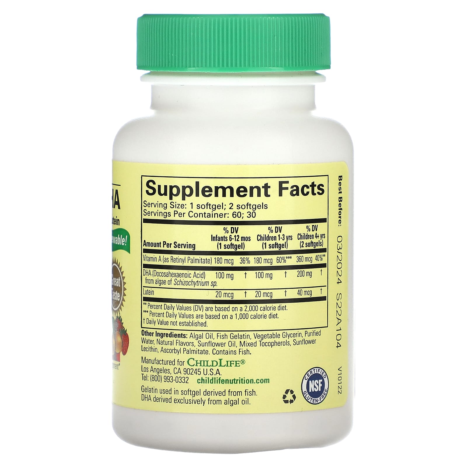 ChildLife Essentials Algae DHA Omega-3 for Brain & Eye Development - Image 2