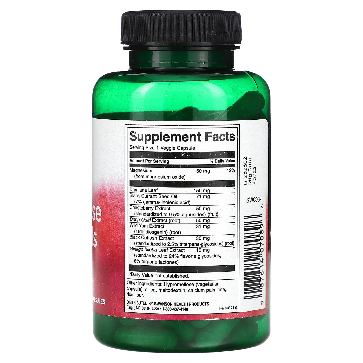 Swanson, Menopause Essentials, 120 Veggie Capsules - Image 2