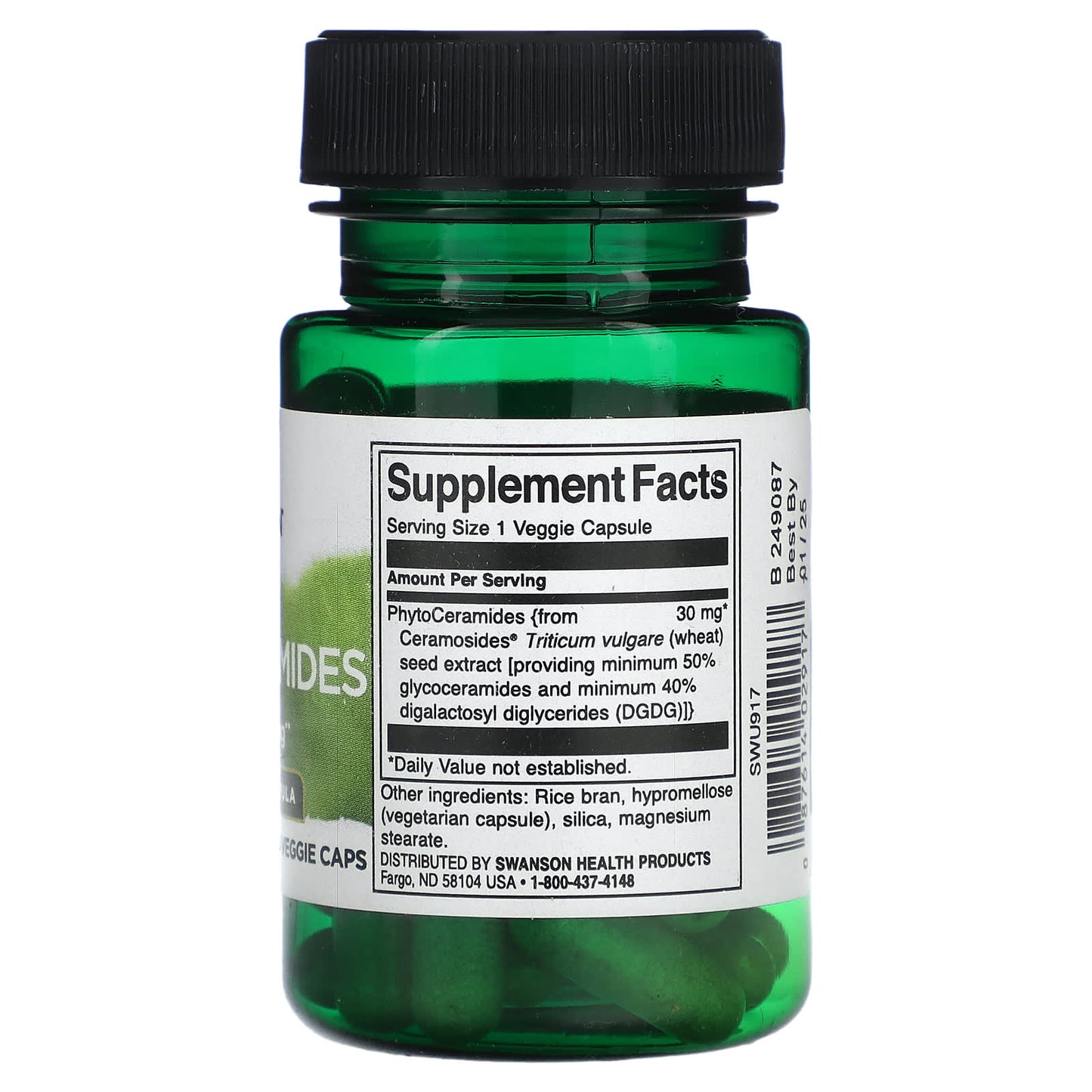 Swanson, PhytoCeramides, Advanced Formula, 30 Veggie Caps (30 mg per Cap) - Image 2