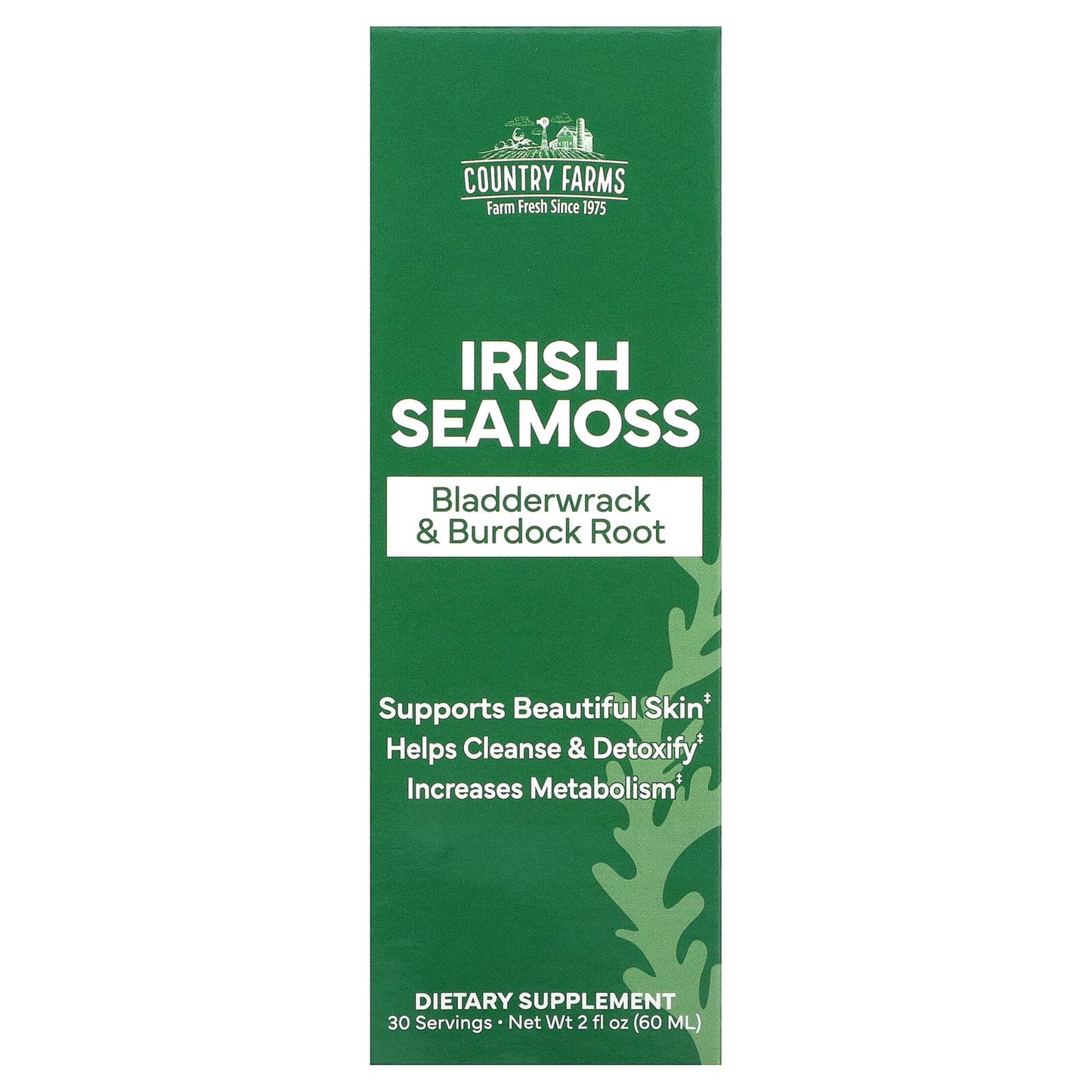 Irish Sea Moss, Bladderwrack & Burdock Root Supplement - Country Farms - Image 1