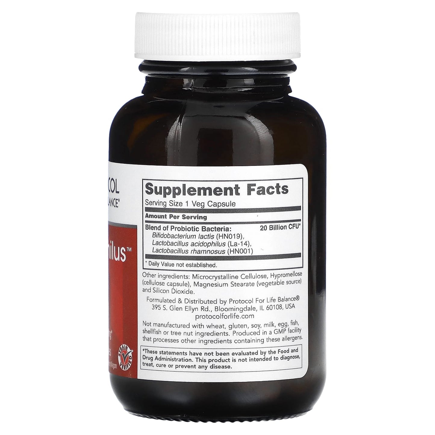 Protocol for Life Balance, ProtoDophilus Woman, 20 Billion, 50 Veg Capsules - Image 2