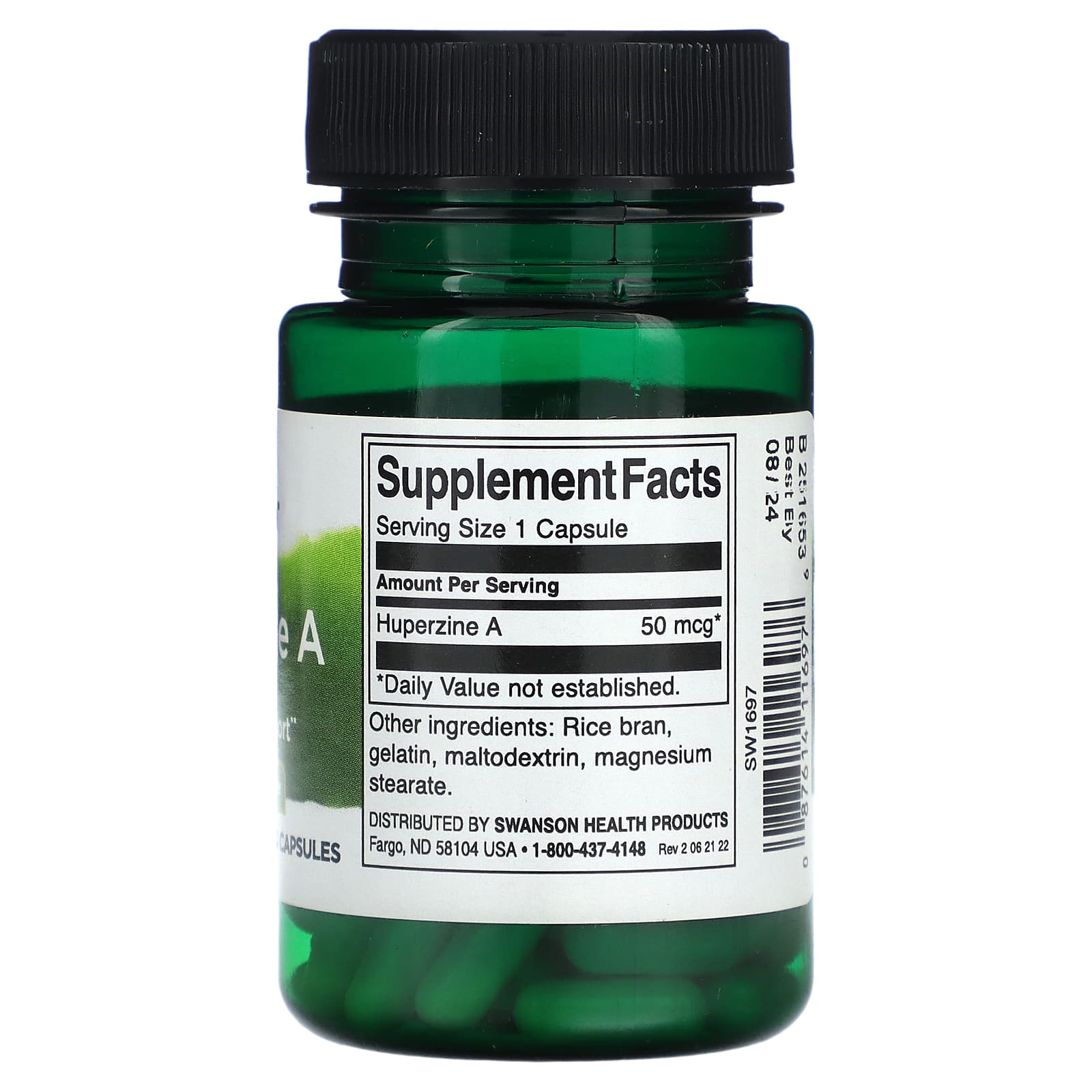 Swanson, Huperzine A, 50 mcg, 60 Capsules - Image 2