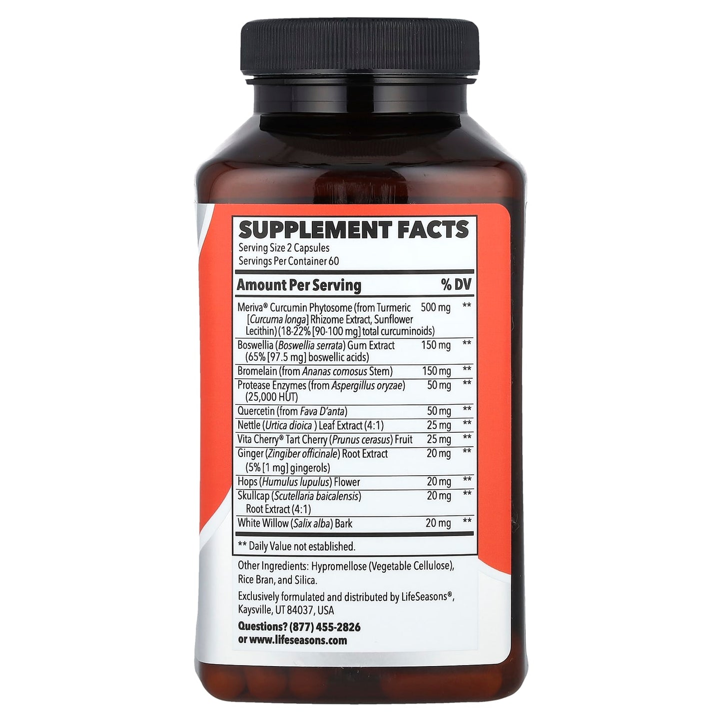 LifeSeasons, Inflamma-X™, 120 Veg Capsules - Image 2