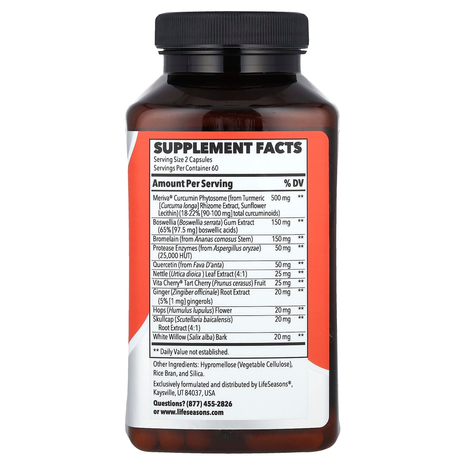 LifeSeasons, Inflamma-X™, 120 Veg Capsules - Image 2