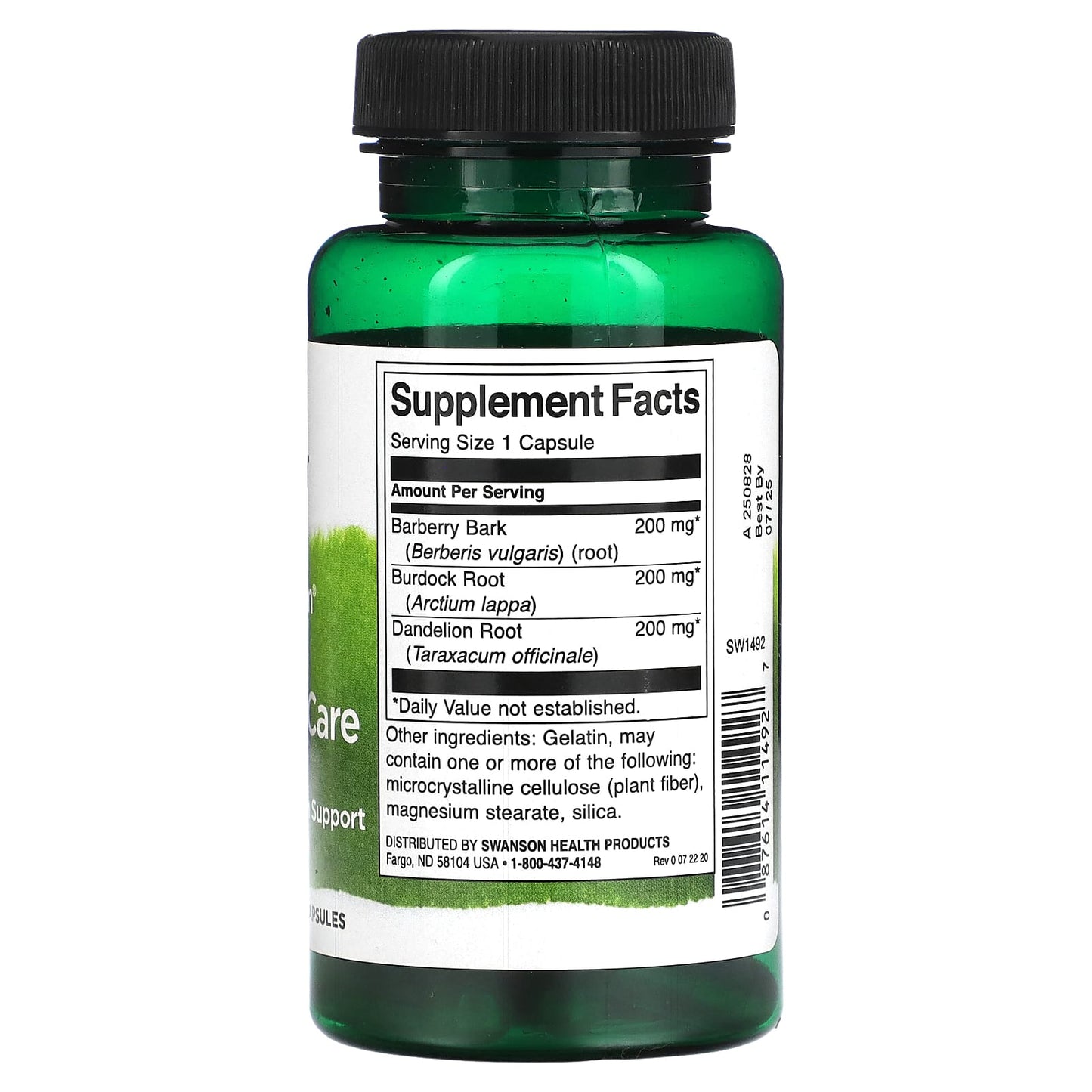 Swanson, Full Spectrum Herbal Gallbladder Care, 60 Capsules - Image 2