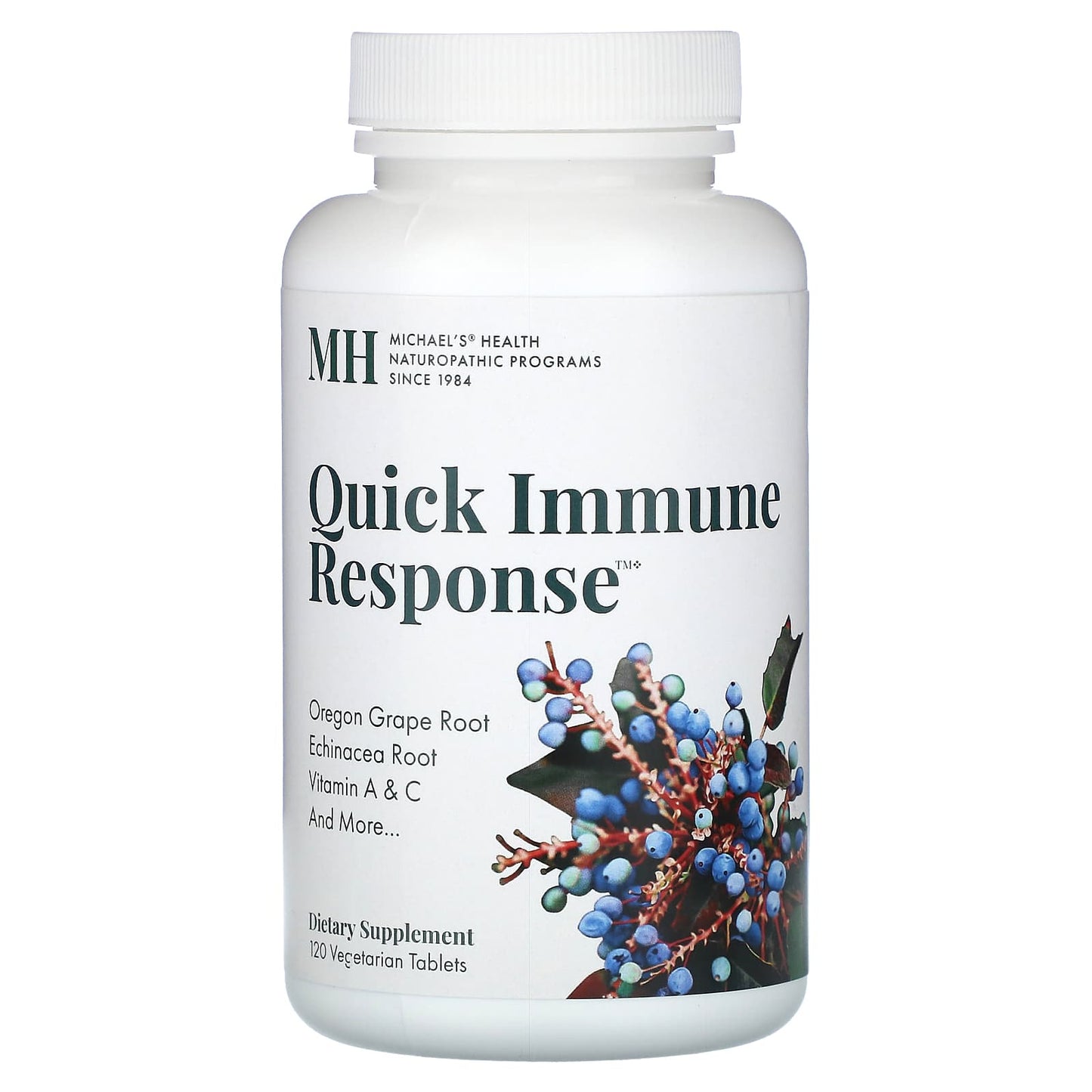 Michael's Health, Quick Immune Response, 120 Vegetarian Tablets - Image 1