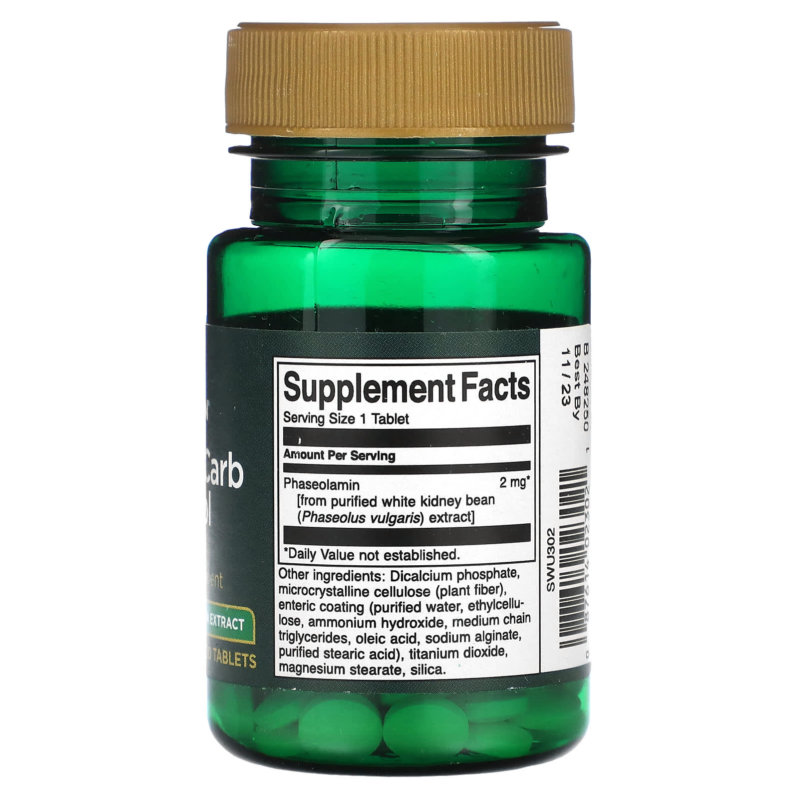 Swanson, Ultimate Carb Control C-120X, 90 Tablets (2 mg per Tablet) - Image 2