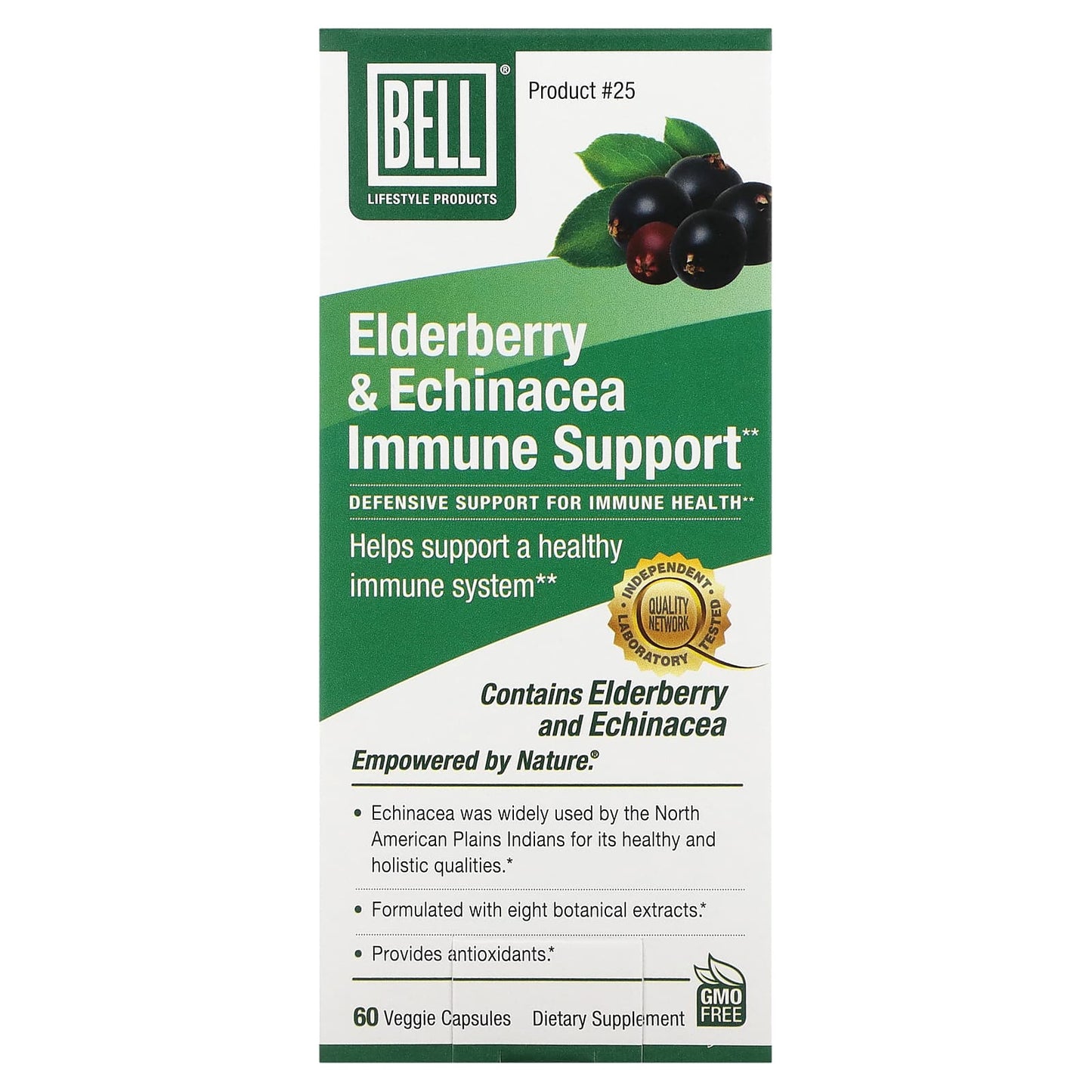 Bell Lifestyle Elderberry & Echinacea Immune Support Supplement - Image 1