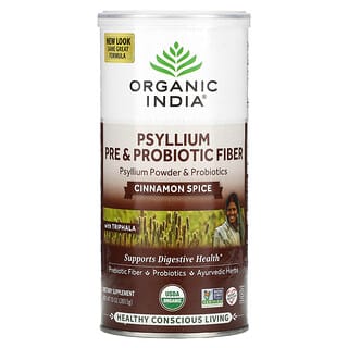 Organic India Psyllium Prebiotic Fiber Supplement - USDA Organic, Non-GMO