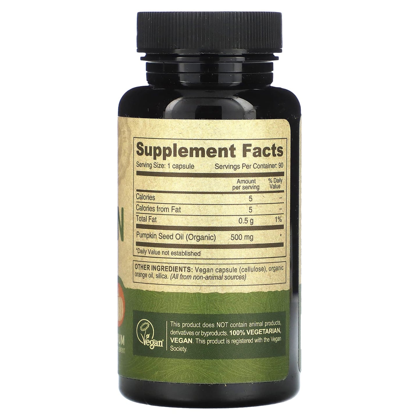 Deva, Vegan Pumpkin Seed Oil, 500 mg, 90 Vegan Caps