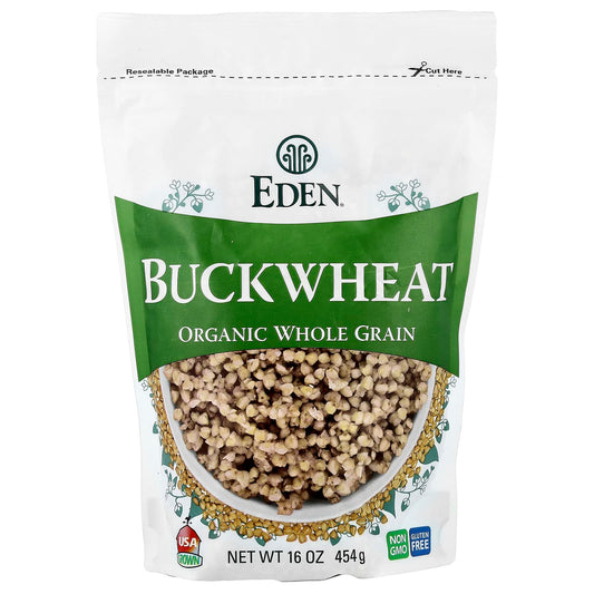 US-Grown Organic Buckwheat Groats 16 oz (454g) - Image 1