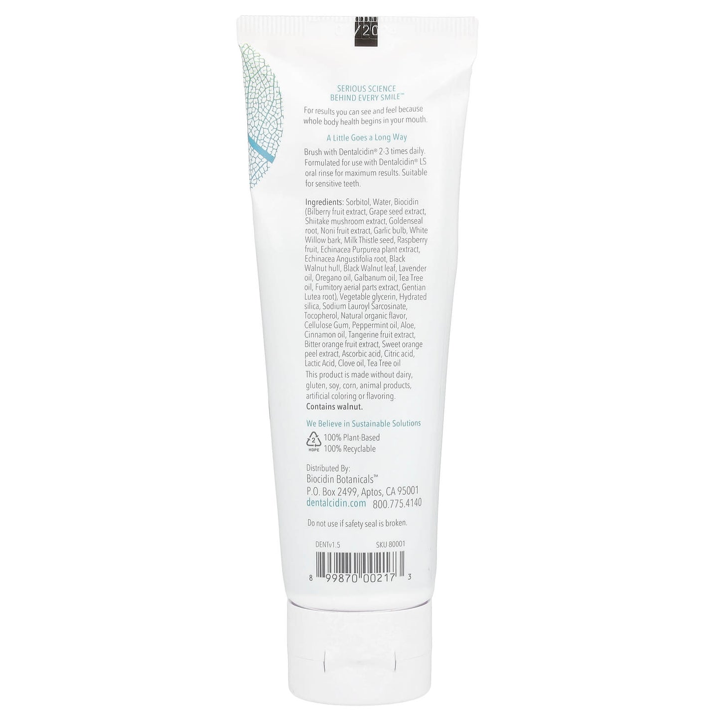 Fluoride-Free Natural Oral Microbiome Toothpaste by Biocidin Botanicals - Image 2