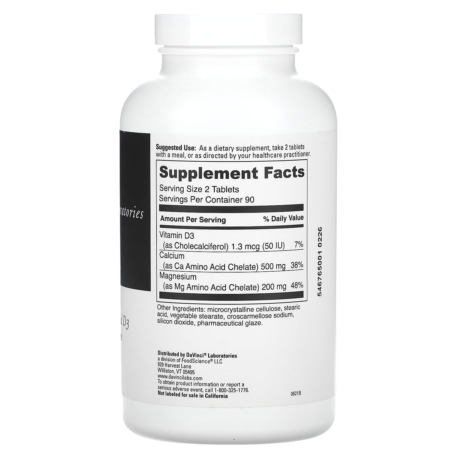 Support Bone Health with DaVinci Labs' Cal Mag - Image 2