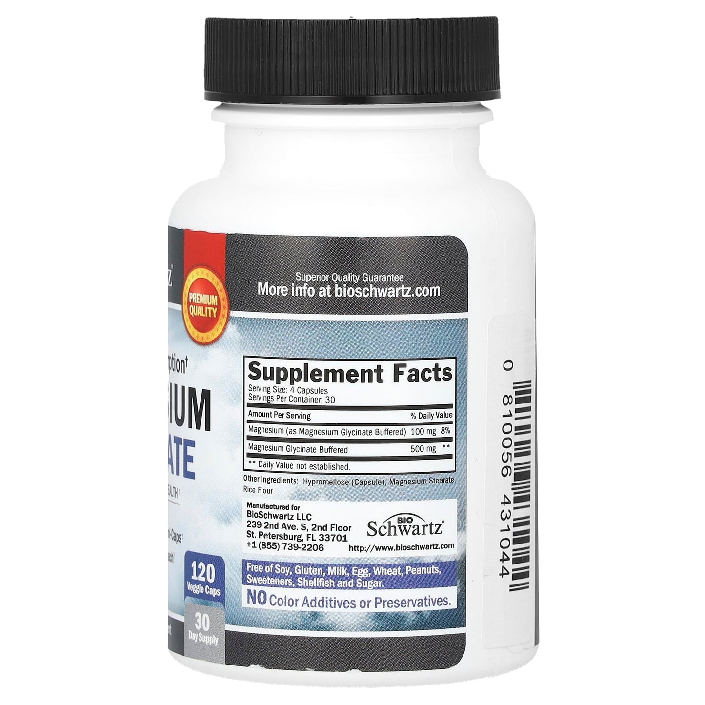 Maximum Absorption Magnesium Glycinate Supplement by BioSchwartz - Image 2