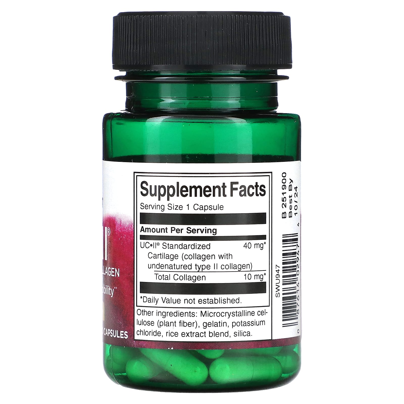 Swanson, UC-II® Standardized Collagen, 40 mg, 60 Capsules - Image 2