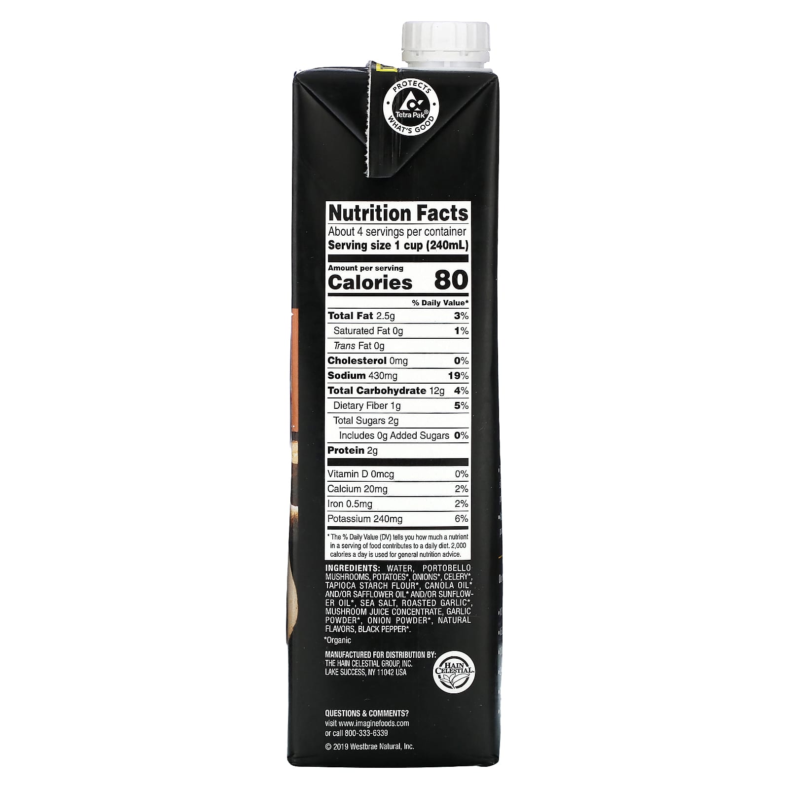 Indulge in Creamy Portobello Mushroom Soup by Imagine Soups, 32 fl oz - Image 2