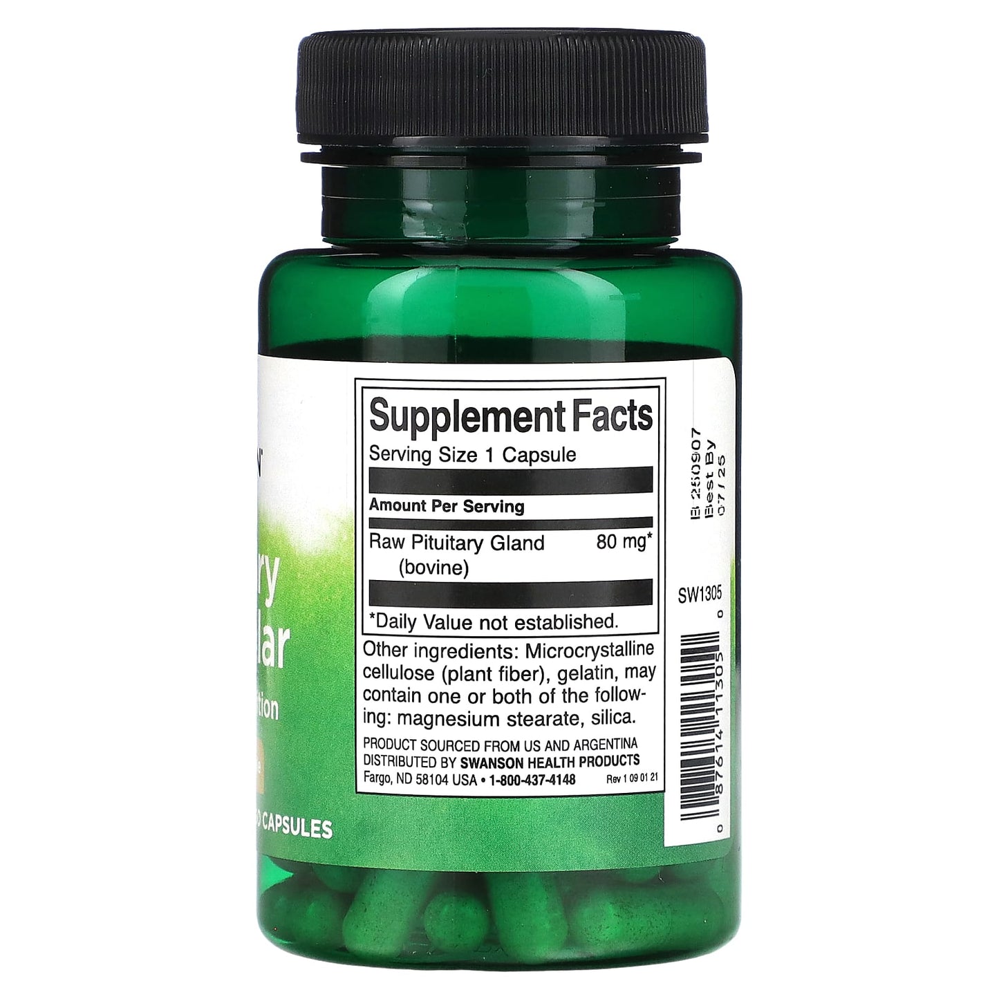 Swanson, Pituitary Glandular, 80 mg, 60 Capsules - Image 2