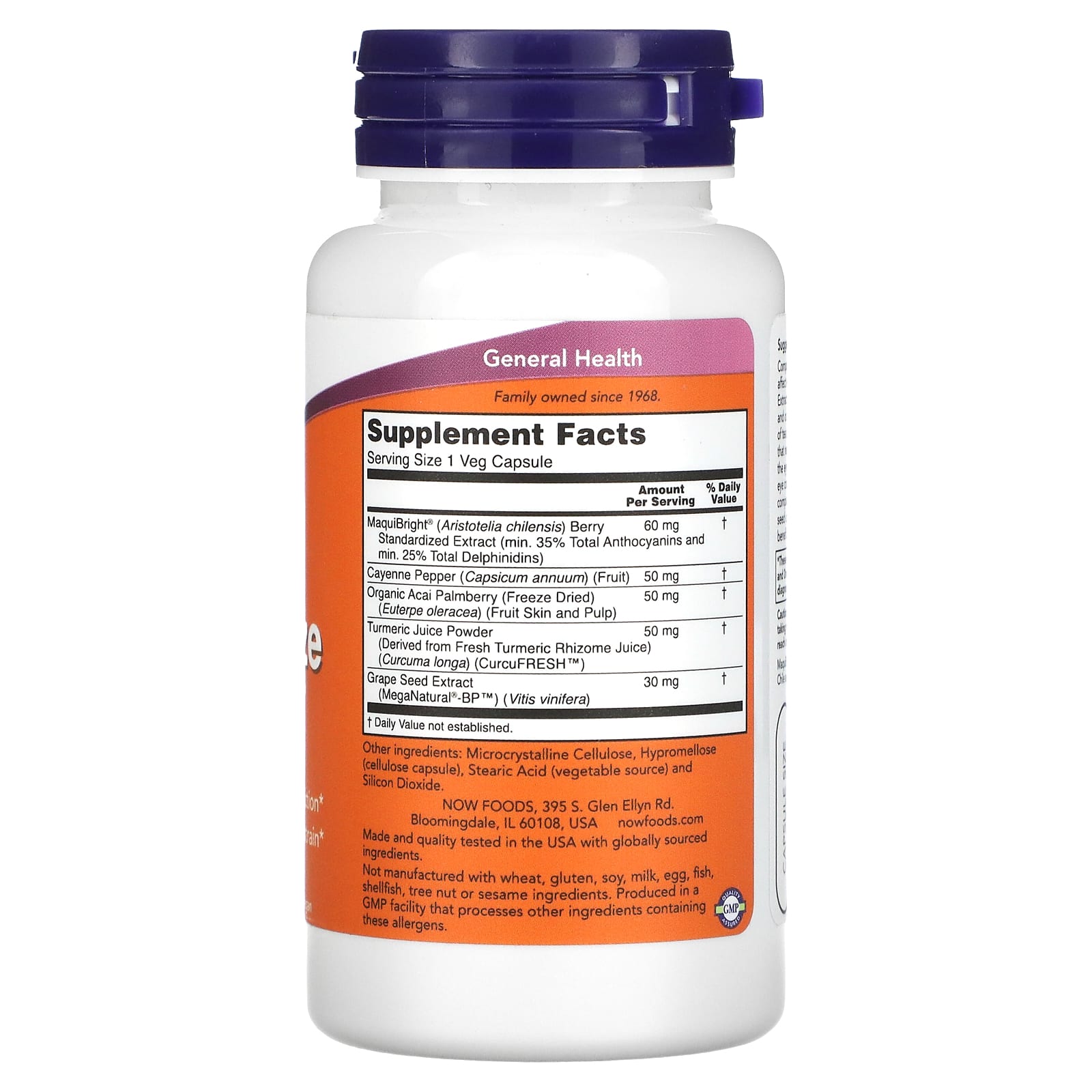 NOW Foods, Eye Moisturizer with MaquiBright, 60 Veg Capsules - Image 2