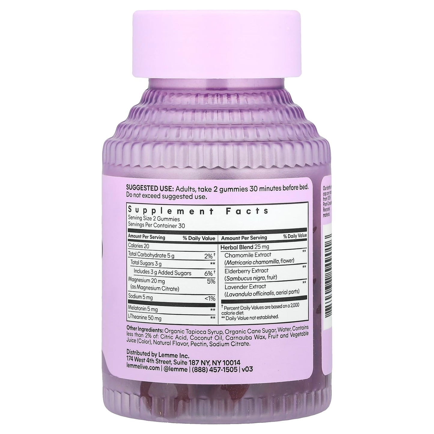 Lemme, Sleep Tight Gummies, Berry, 60 Gummies - Image 2