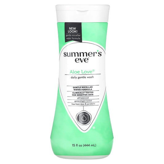 Summer's Eve, Daily Gentle Wash, Aloe Love, 15 fl oz (444 ml) - Image 1