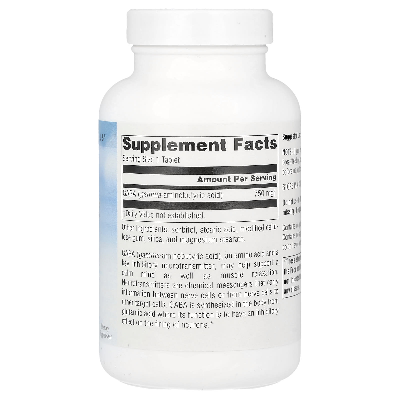 Source Naturals, Serene Science®, GABA, 750 mg, 90 Tablets