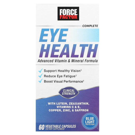 Force Factor Complete Eye Health Formula - 60 Veg Capsules - Image 1