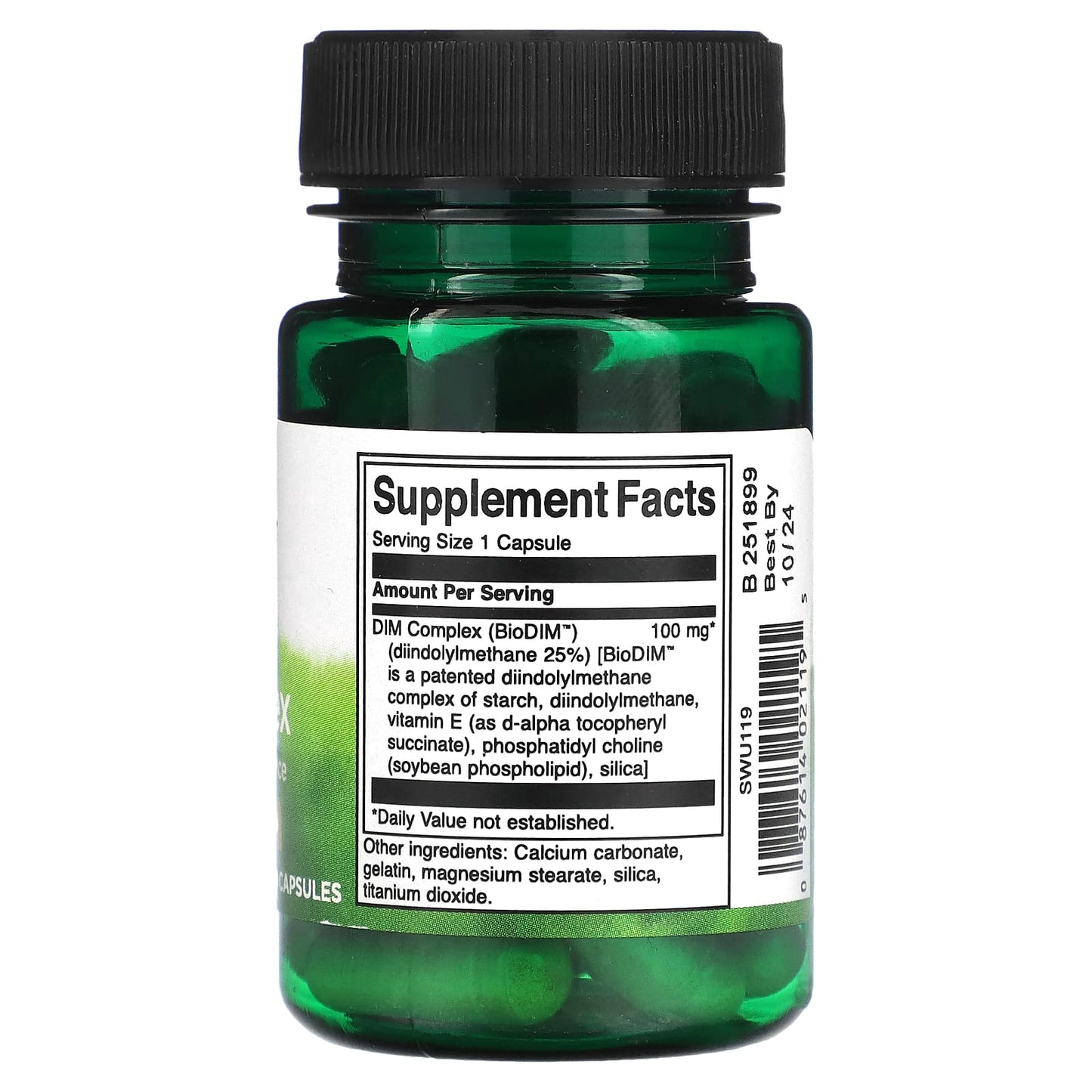 Swanson, DIM Complex, 100 mg, 30 Capsules - Image 2