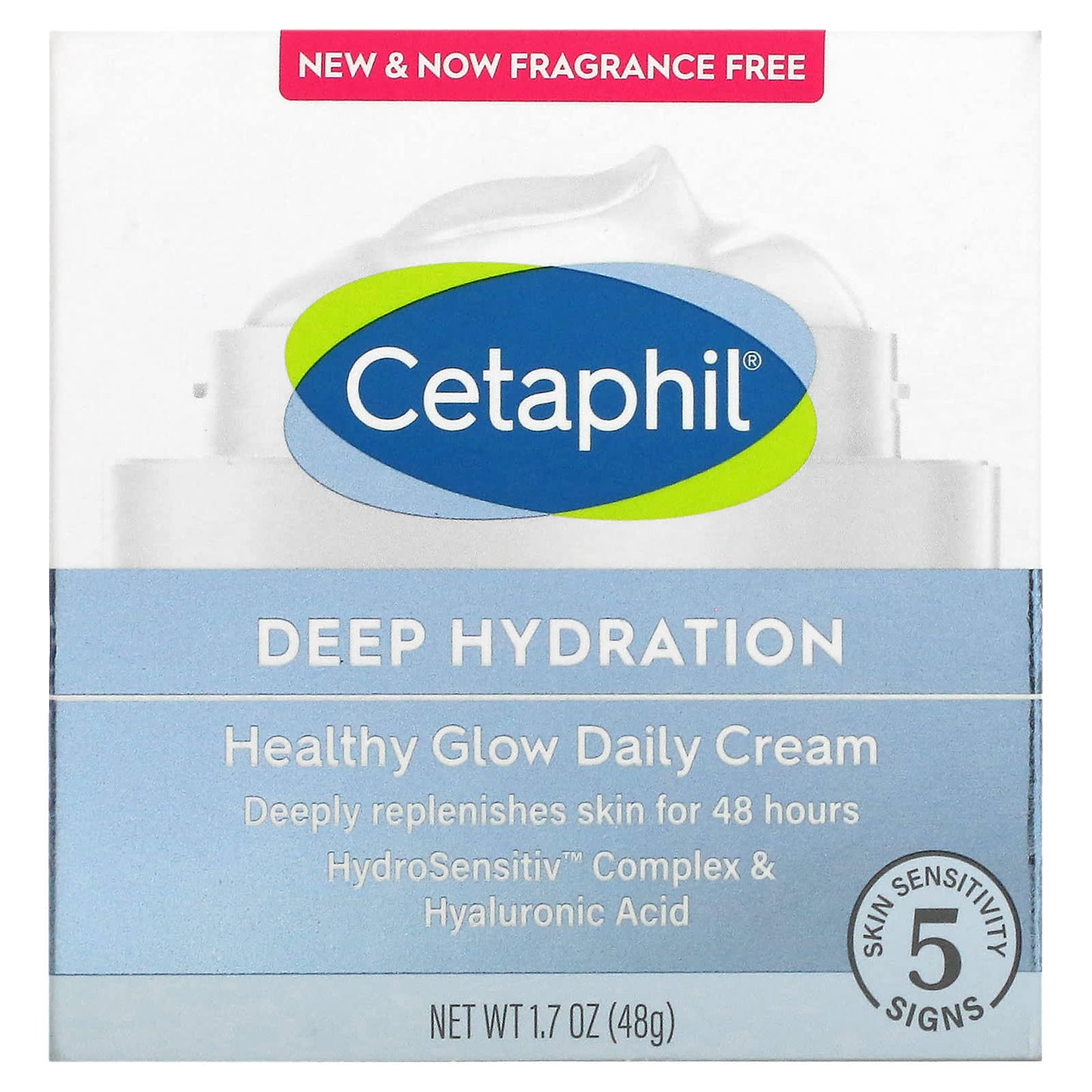 Cetaphil Healthy Glow Daily Moisturizer, Fragrance Free, 48-Hour Hydration - Image 2