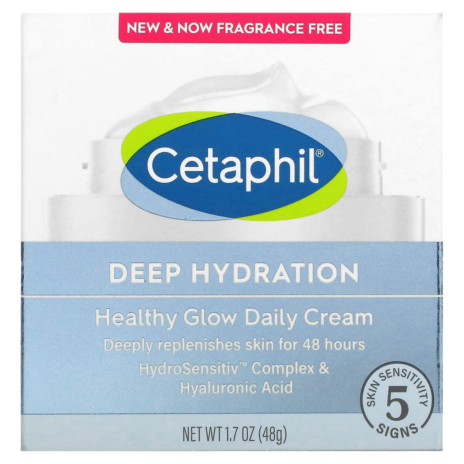 Cetaphil Healthy Glow Daily Moisturizer, Fragrance Free, 48-Hour Hydration - Image 2