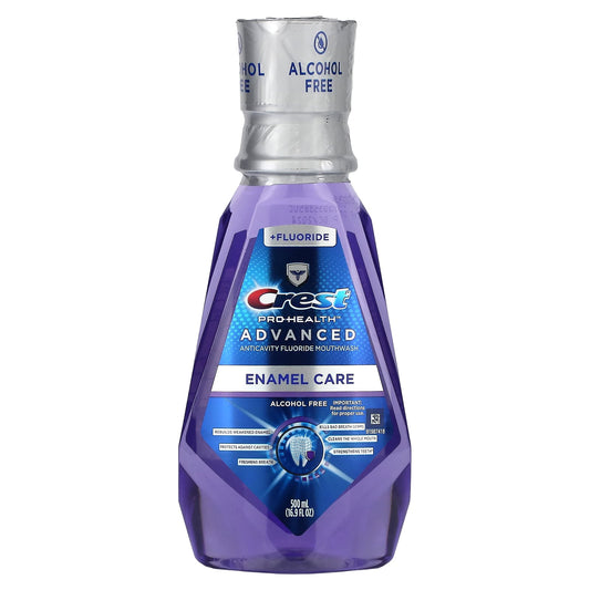 Crest Pro Health Enamel Care Mouthwash, Alcohol-Free, 16.9 fl oz - Image 1