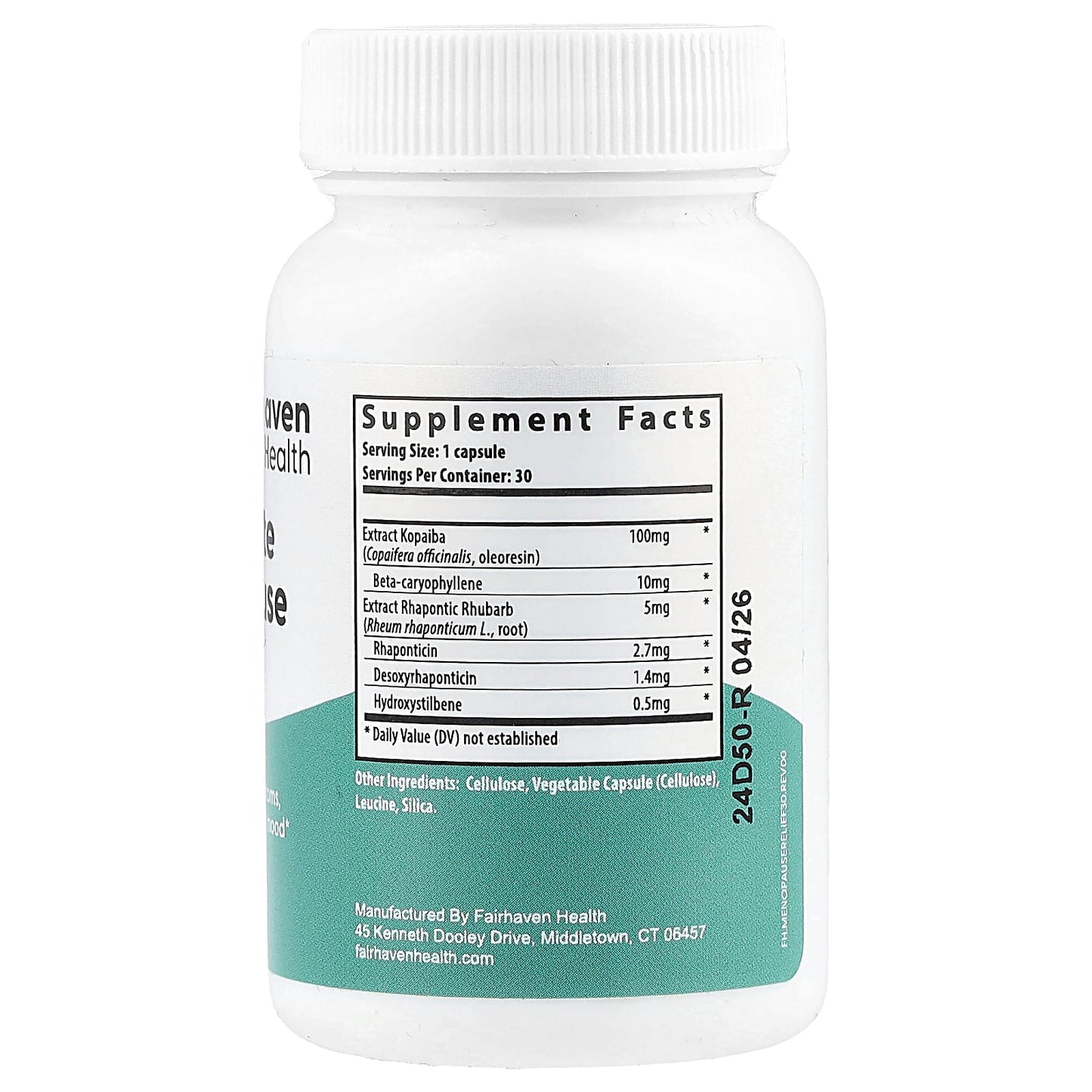 Menopause Relief & Hot Flash Support - 30 Capsules - Image 2