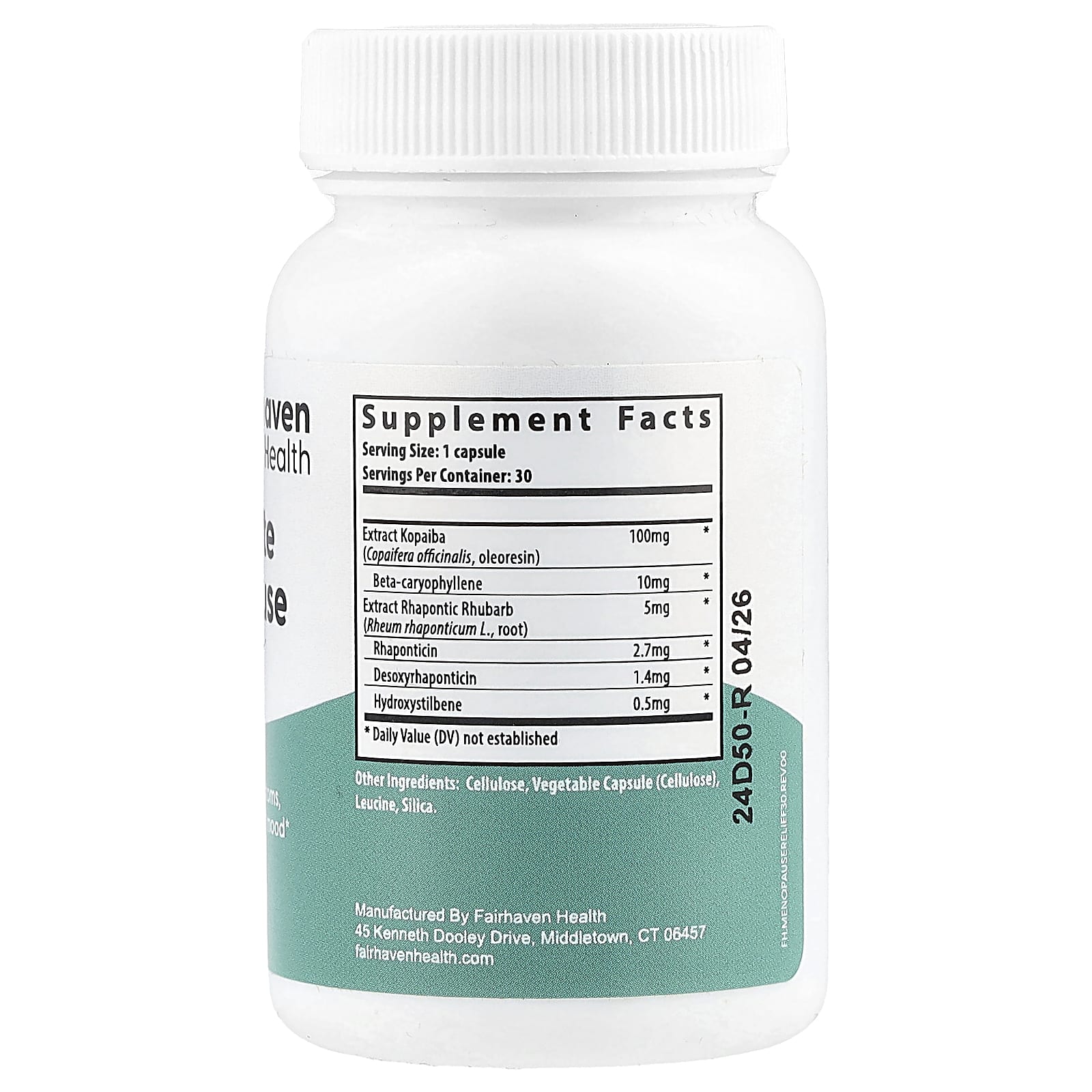 Menopause Relief & Hot Flash Support - 30 Capsules - Image 2