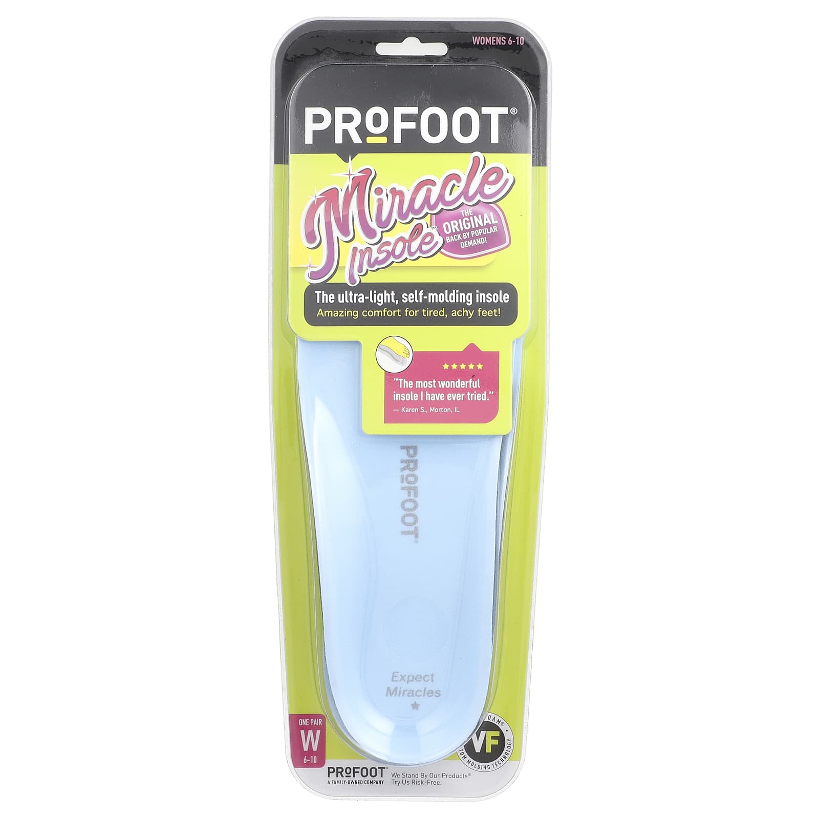 Profoot, Miracle Insole™, Womens 6-10, 1 Pair - Image 1