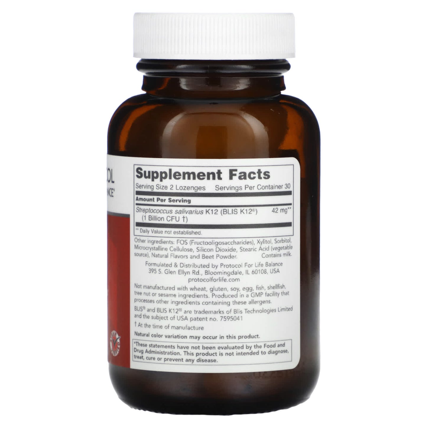 Protocol for Life Balance, E.N.T. Biotic, 60 Lozenges (0.5 Billion per Lozenge) - Image 2