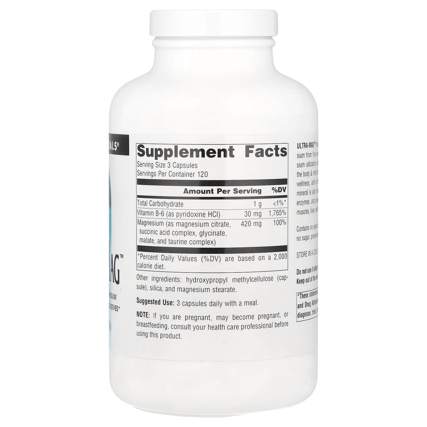 Source Naturals, Ultra-Mag™, 360 Vegan Capsules - Image 2